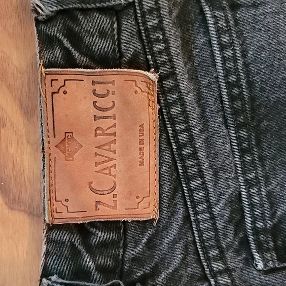 Vintage Z. Cavaricci high waist fringe shorts sz 29 - Picture 8 of 11